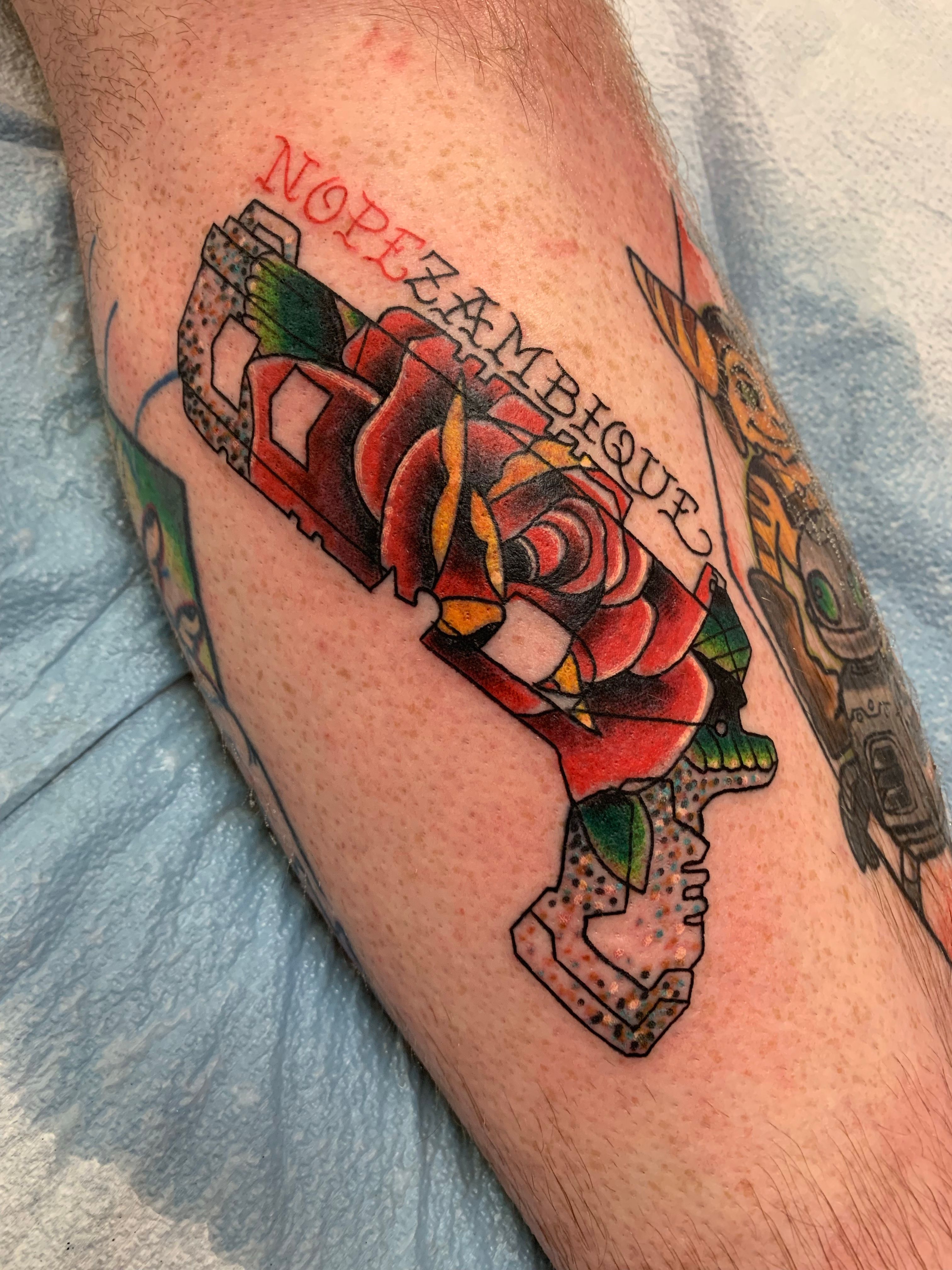 Tattoo uploaded by Gavin Grymes  Grim reaper on vacation done by Bradley  Brown in art collective tattoos in a Augusta GA  Tattoodo