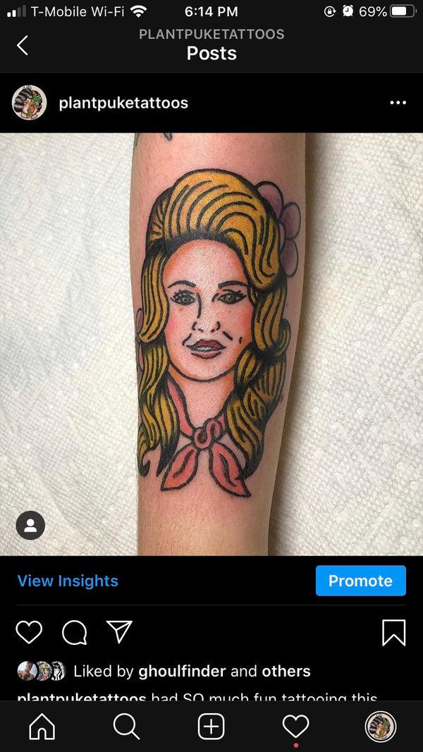 Tattoo from Sophia Bruce