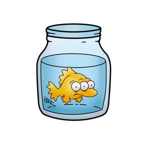 Fish in a jar