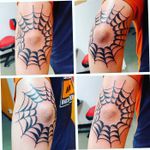Spider Web Elbow Tattoo