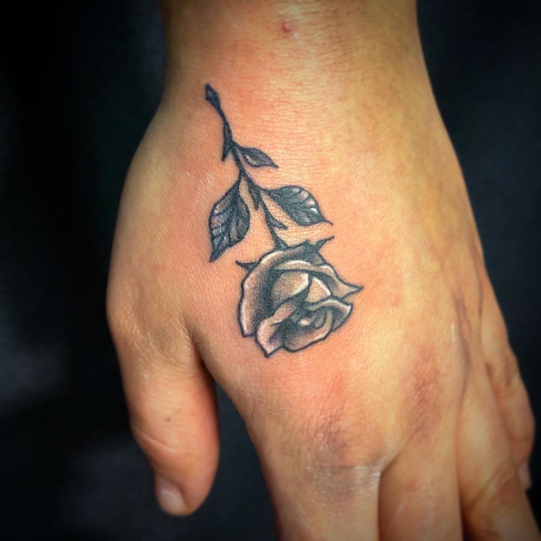 Tattoo uploaded by Ovumink • Rose hand tattoo ?#rose #rosetattoo ...
