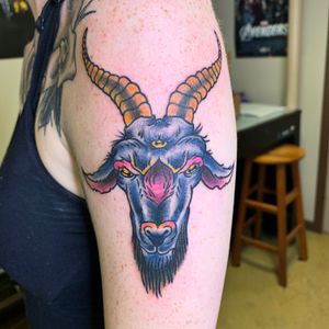 Goat tattoo