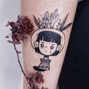 / plant girl /#taipei#taipeitattoo#illustrativehttps://instagram.com/inkbynotyet