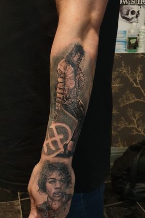 Michael jackson added to the music sleeve thats in progress 