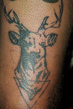 #young_mafia_ink #Realism_Deer Did a deer on my thigh