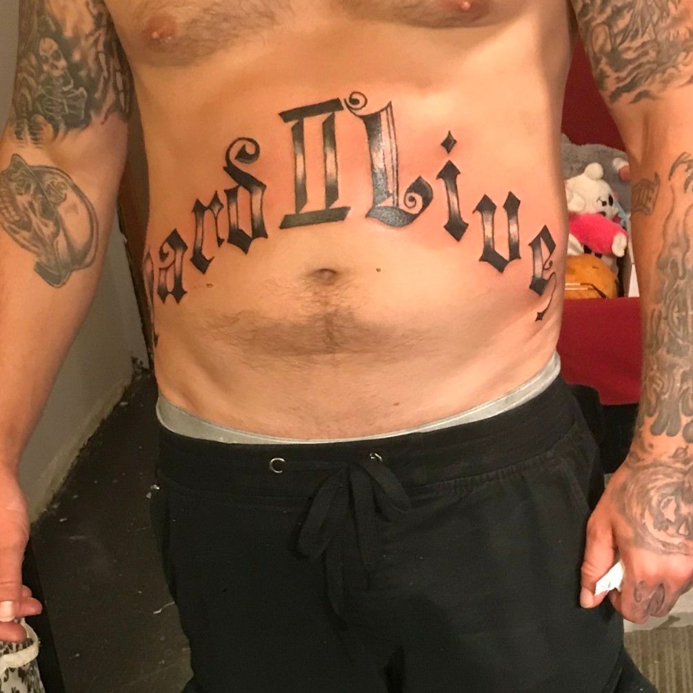 super dope belly rocker by catfish913 at scottish rose in fridley mn   rtraditionaltattoos
