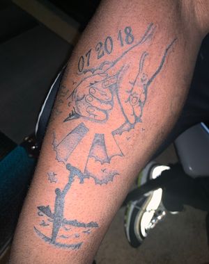 Tattoo by Baltimore Tattoo School