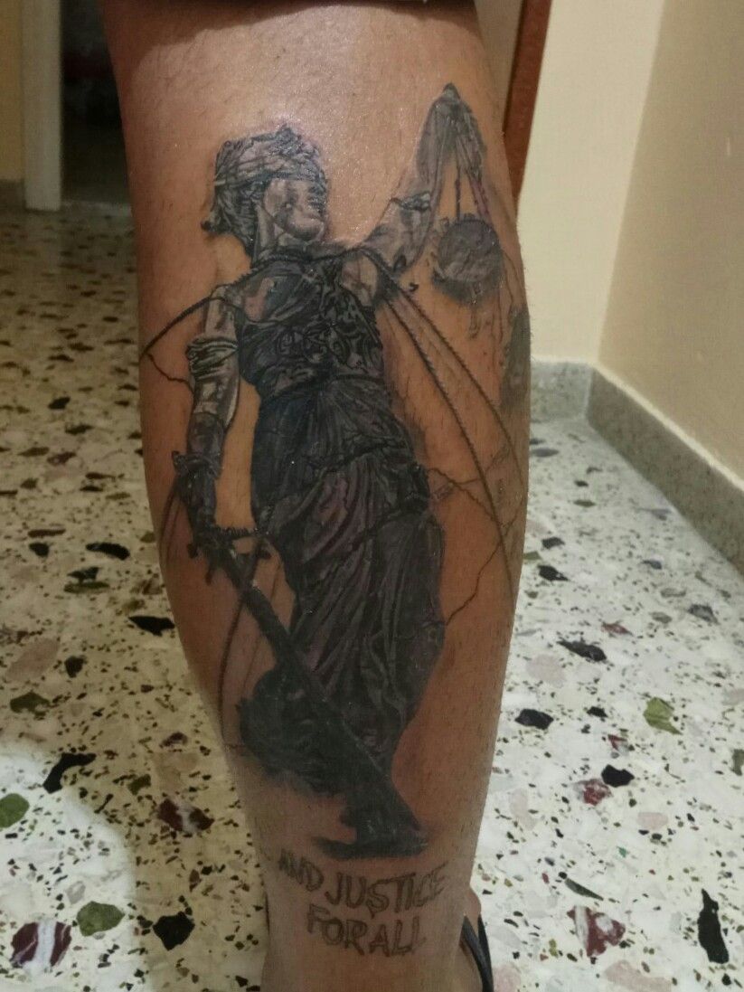 My First Piece And Justice For All on my forearm  Metallica tattoo  Metal tattoo Forearm tattoos