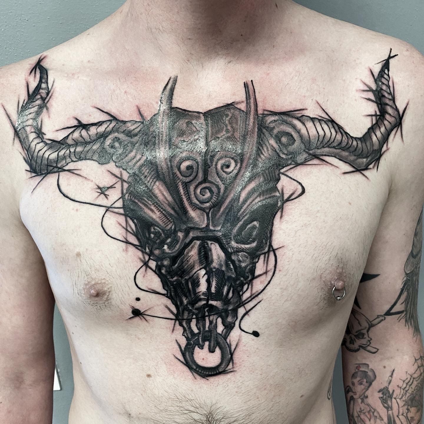 30 Best Bull Skull Tattoo Ideas  Read This First