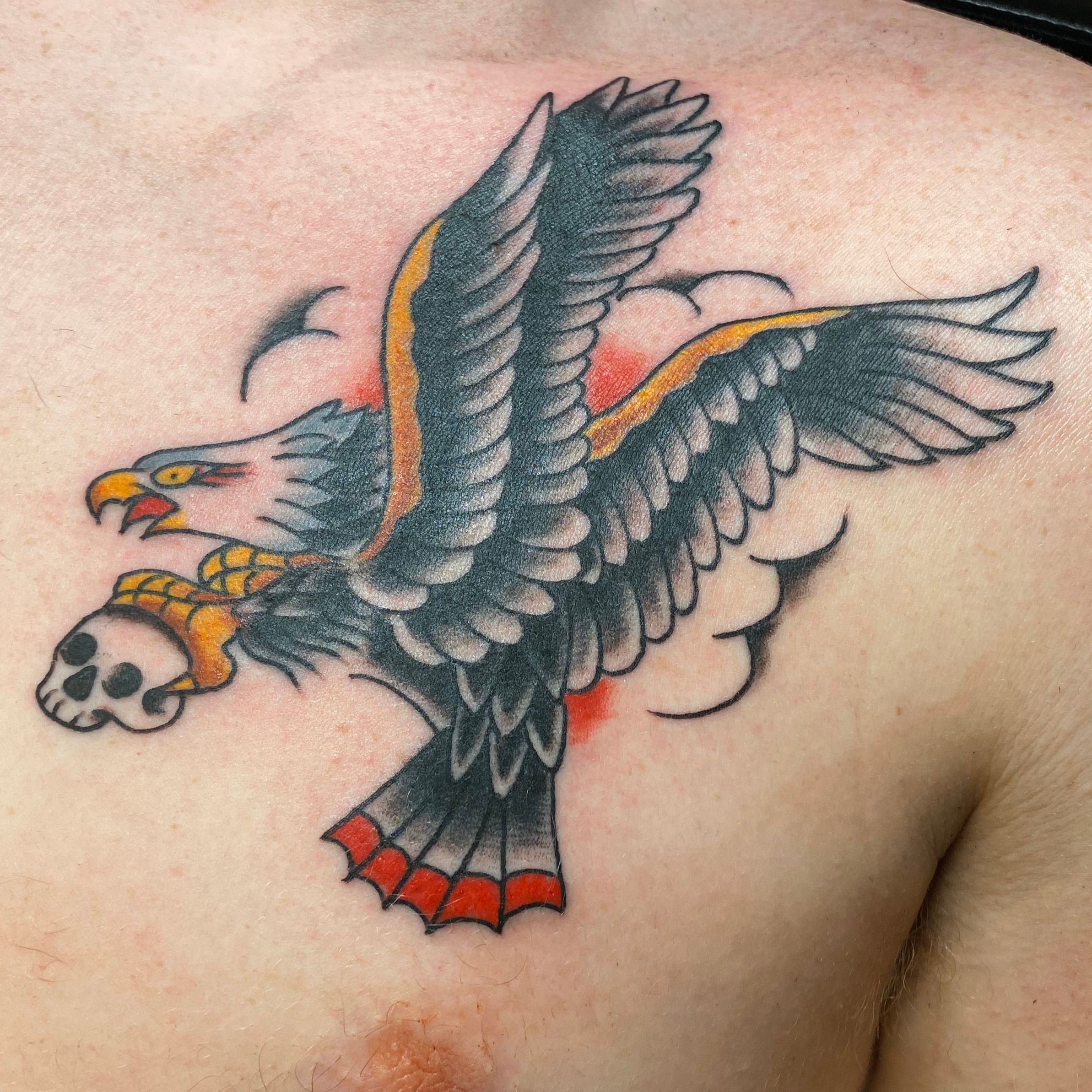 Forbidden Images Tattoo Art Studio : Tattoos : Color : USN Eagle