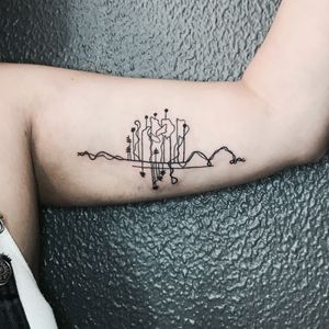 A school project tattooed on my friend’s arm 