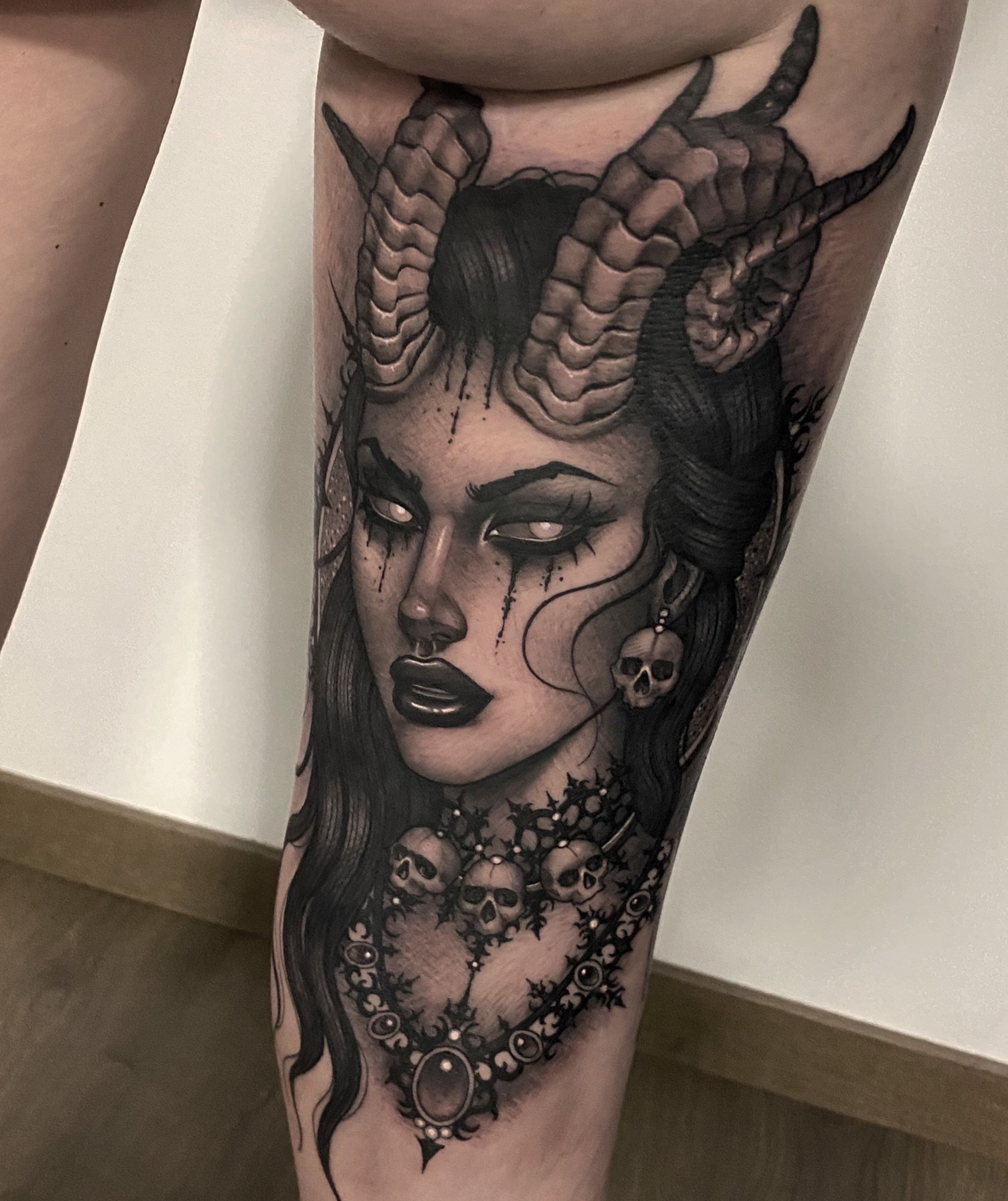 Demon tattoo by Bryan Brady: TattooNOW