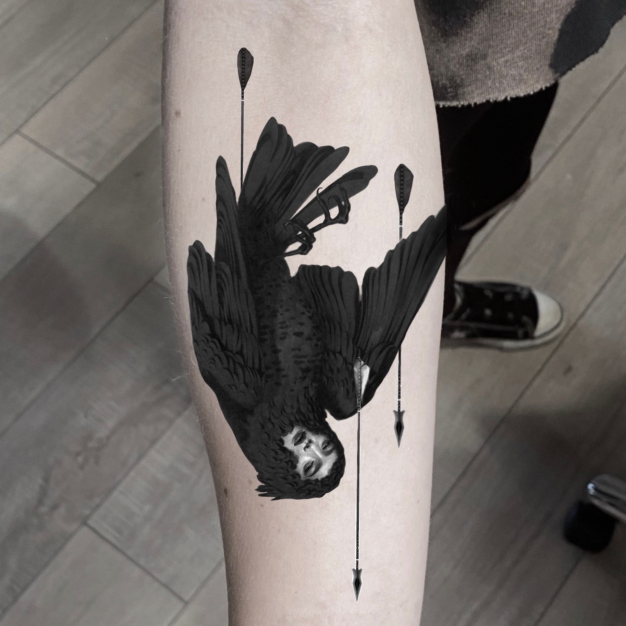 10 Stylish and Traditional Crow Tattoo Designs  Styles At Life