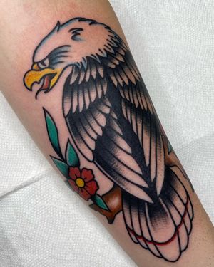Classic eagle tattoo. Dm for all Los Angeles bookings