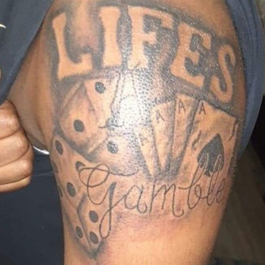 life is a gamble hand tattooTikTok Search