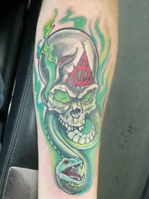Death eater tattoo by John John 