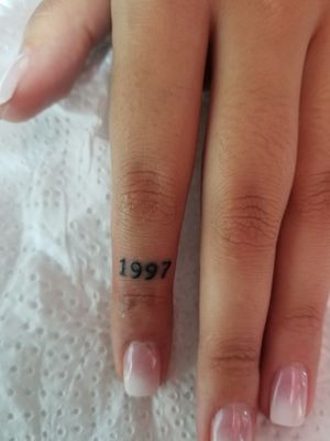 #1997 #numbers #tattooart #albania #anitattoo#instagram @ani__tattoo