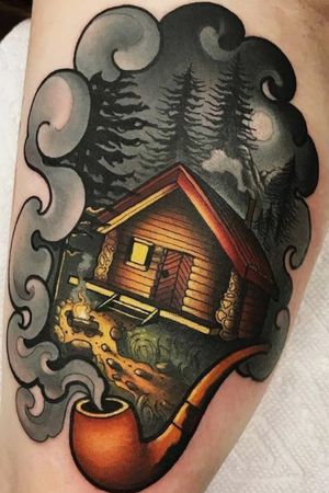 Beautiful cabin done on my beautiful friend!Let me know if you like this design, ive got plenty coming 😁
