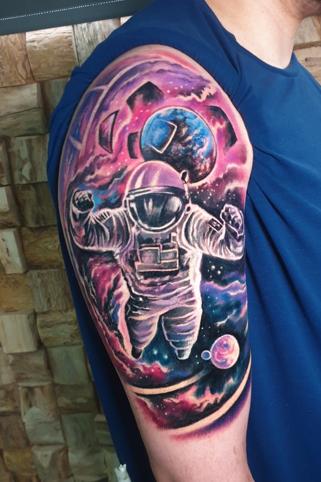 Space tattoo  Visions Tattoo and Piercing