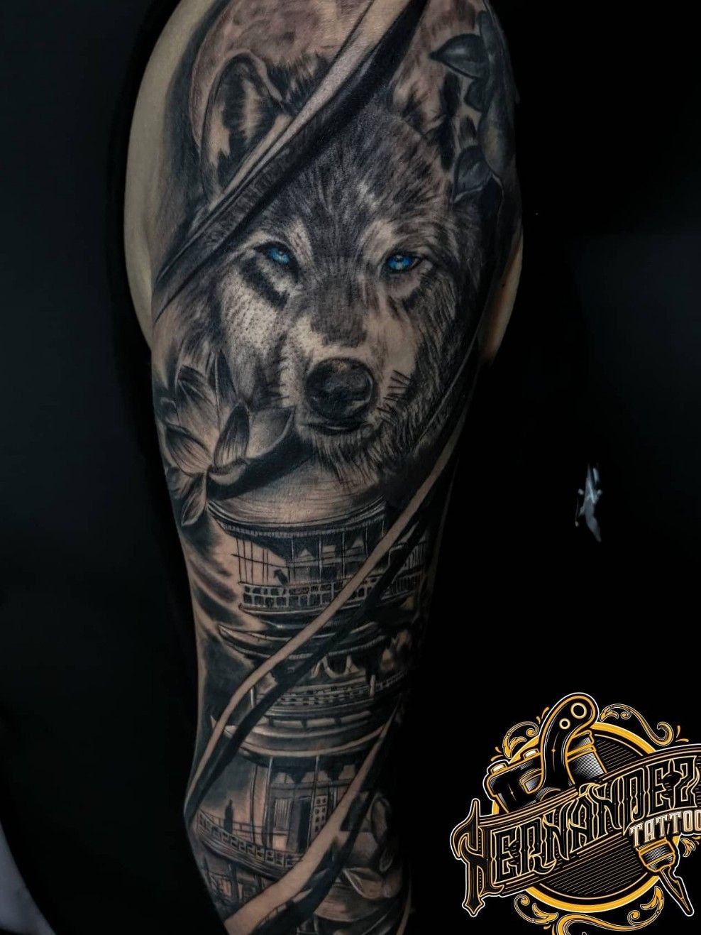 Question to my dogs] I'm about to start academy in a month and I want to  get a tattoo that shows how serious I am about hunting the wolves. Which  one would