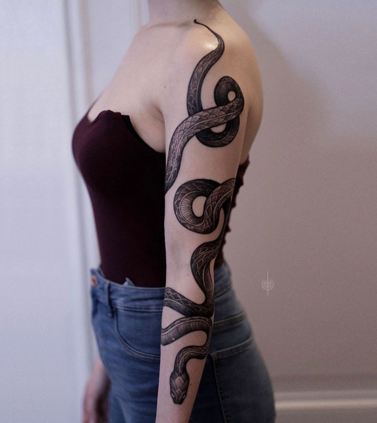 Snake tattoo | 55 Inspiring Snake Tattoos for Both Men and Women | Cute  tattoos, Tattoos for women, Small tattoos