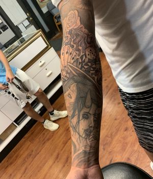 More work on this sleeve.....