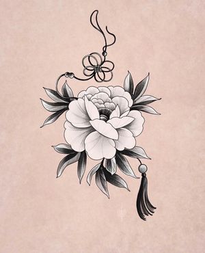 Available design!#sketch #peony #flower 