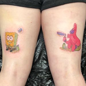 Spongebob and Patrick 