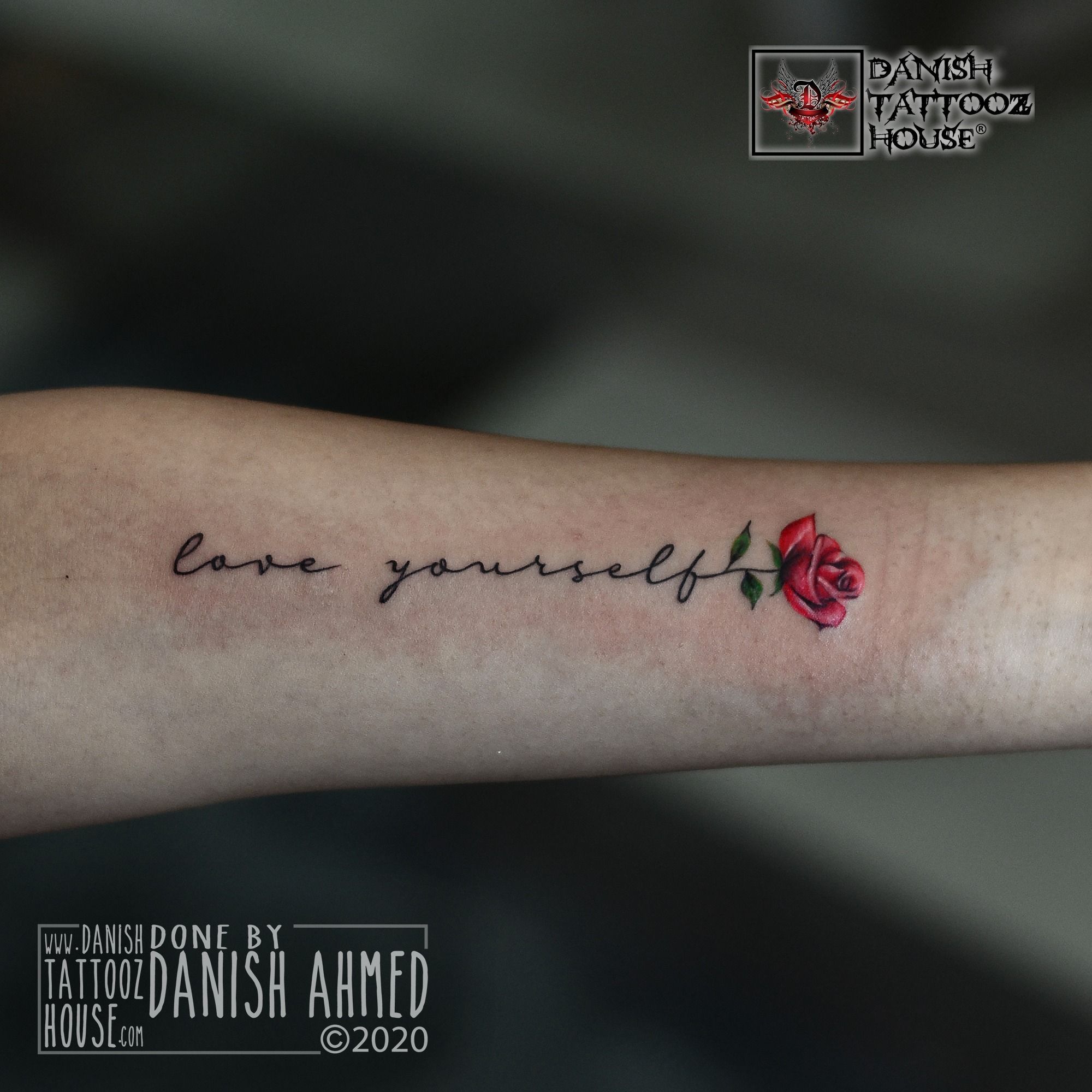 BTS Tattoos on Instagram Love Yourself tattoo with the word 별빛  underneath it which is from Mik  Love yourself tattoo Bts tattoos  Butterfly tattoos for women