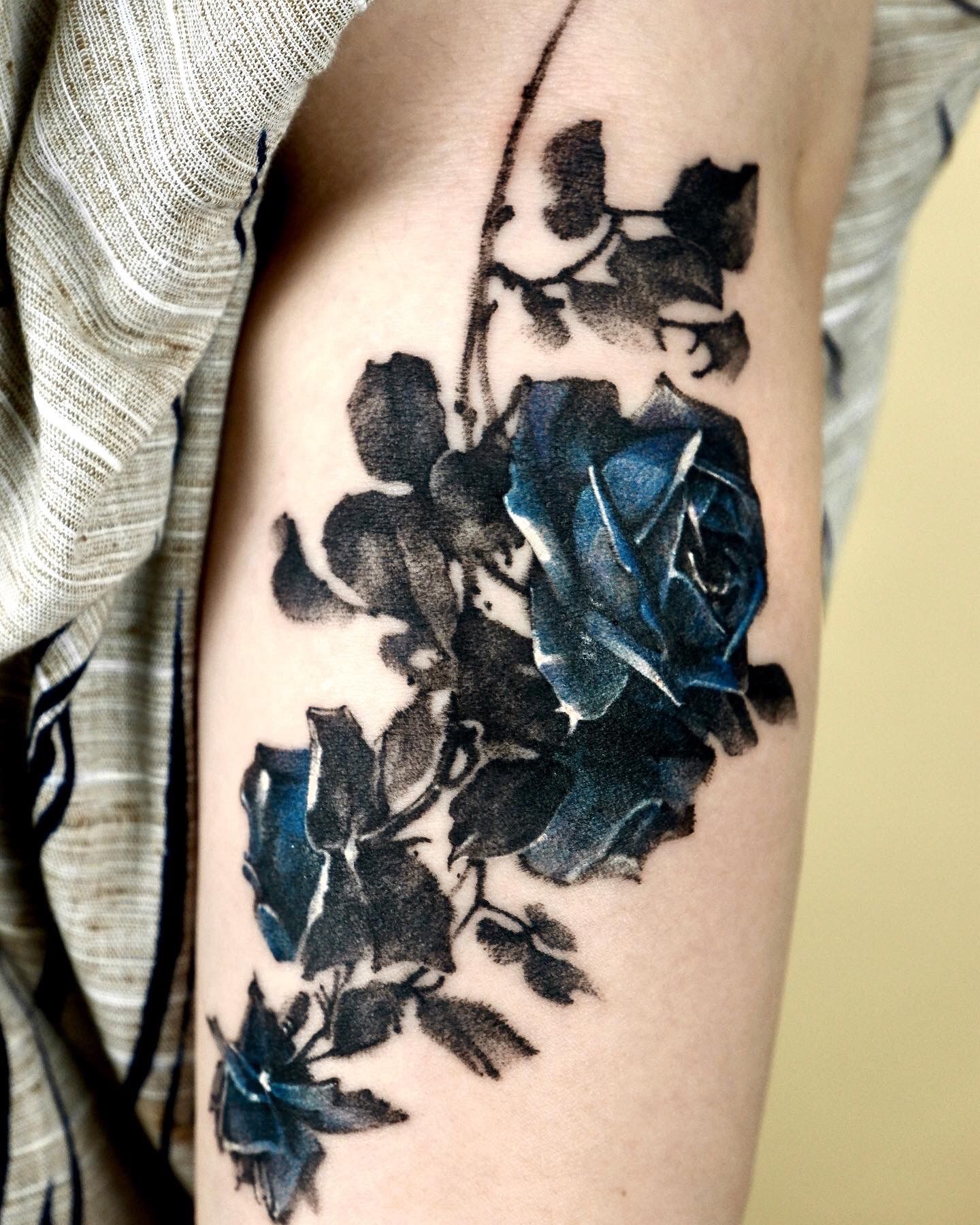 Tattoo Uploaded By Ati.Ful • Blue Rose💙 • Tattoodo