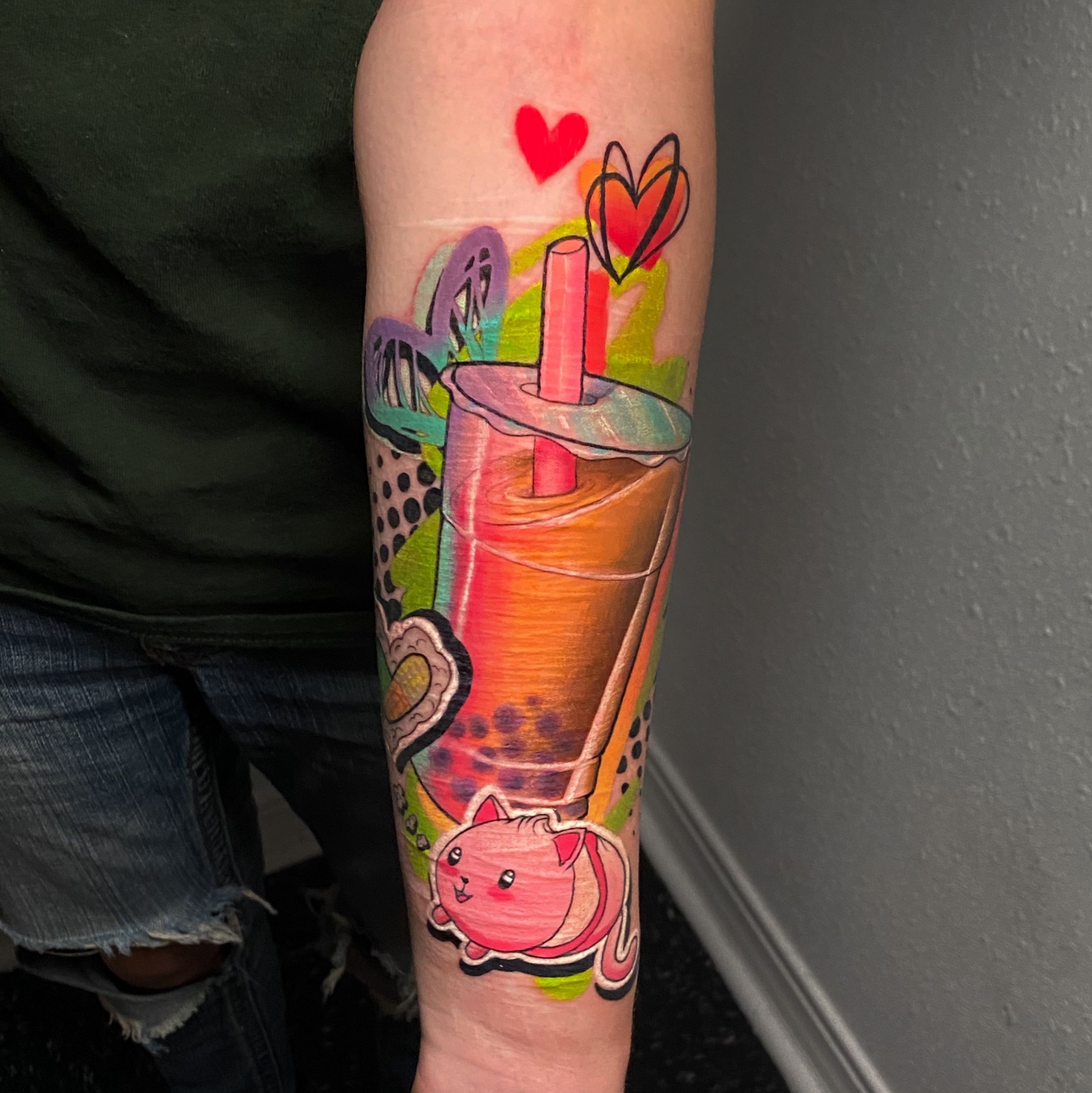 Do you love Boba enough to get a tattoo   banhmiandti   sopheating   Show your boba love with bobalove     Tattoos Get a tattoo  Minimalist tattoo