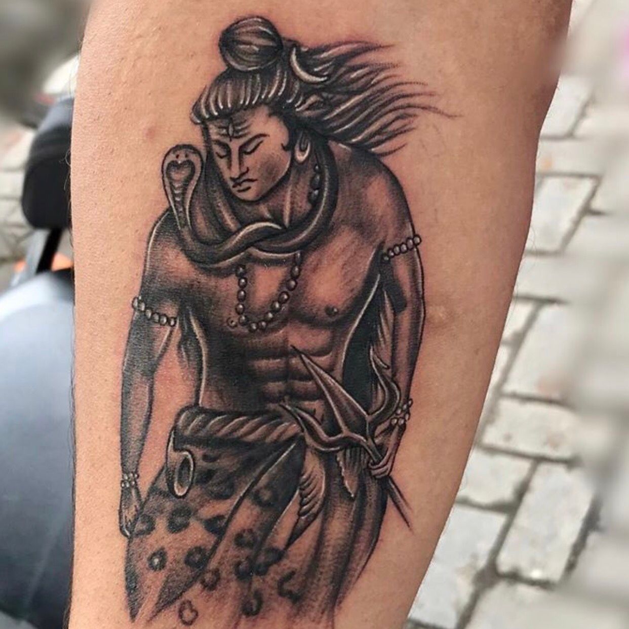 Custom dotwork half sleeve Shiv Parvati tattoodone using Cheyenne  thunder tattoomachine Time taken 45  Shiva tattoo design Shiva  tattoo Hand tattoos