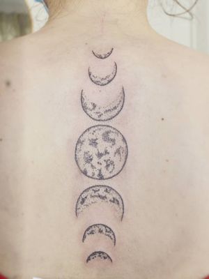 Moon phases back piece 