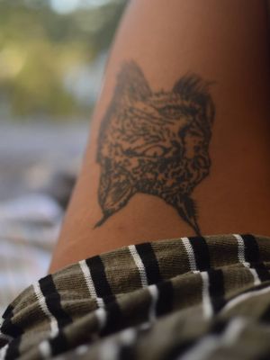 Self made tattoo lince-ibérico 