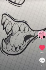 #teeth #tongue #monster #tiktok #emo #alt #chaothiccartist 