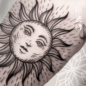 classic. another one from last week. swipe left to see details. sun fresh, moon 10 weeks healed.⠀⠀⠀⠀⠀⠀⠀⠀Danke Holly! 😊 For booking👉🏽 dm or illiz.tattoo@gmail.com⠀⠀⠀#illiz #tattoo #mallorca #suntattoo #tattoodesign #moontattoo #hamburgtattoo #tatuadoramallorca #tattoobielefeld #tattoomallorca #tattoohamburg #tattooartistspain #blacktattoo #landscapetattoo #dotworktattoo #blackwork #mallorcatattooartist #tatuajemallorca #blackworkers #tattooart #tattooing #lineworktattoo #spacetattoo #naturetattoo #iblackwork  #btattooing #mallorcatattoo #tattoooftheday #ttblackink 