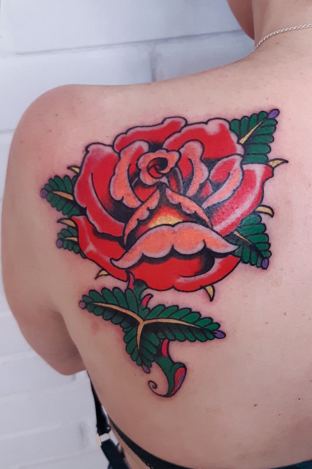 Tattoo uploaded by LaMeraJelly  Rose tattoo for my Grams Flesh Electric  San Antonio Texas By Kep  Tattoodo