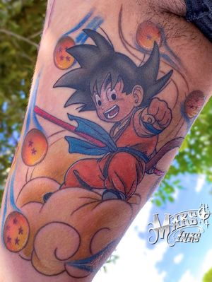 Goku on nimbus