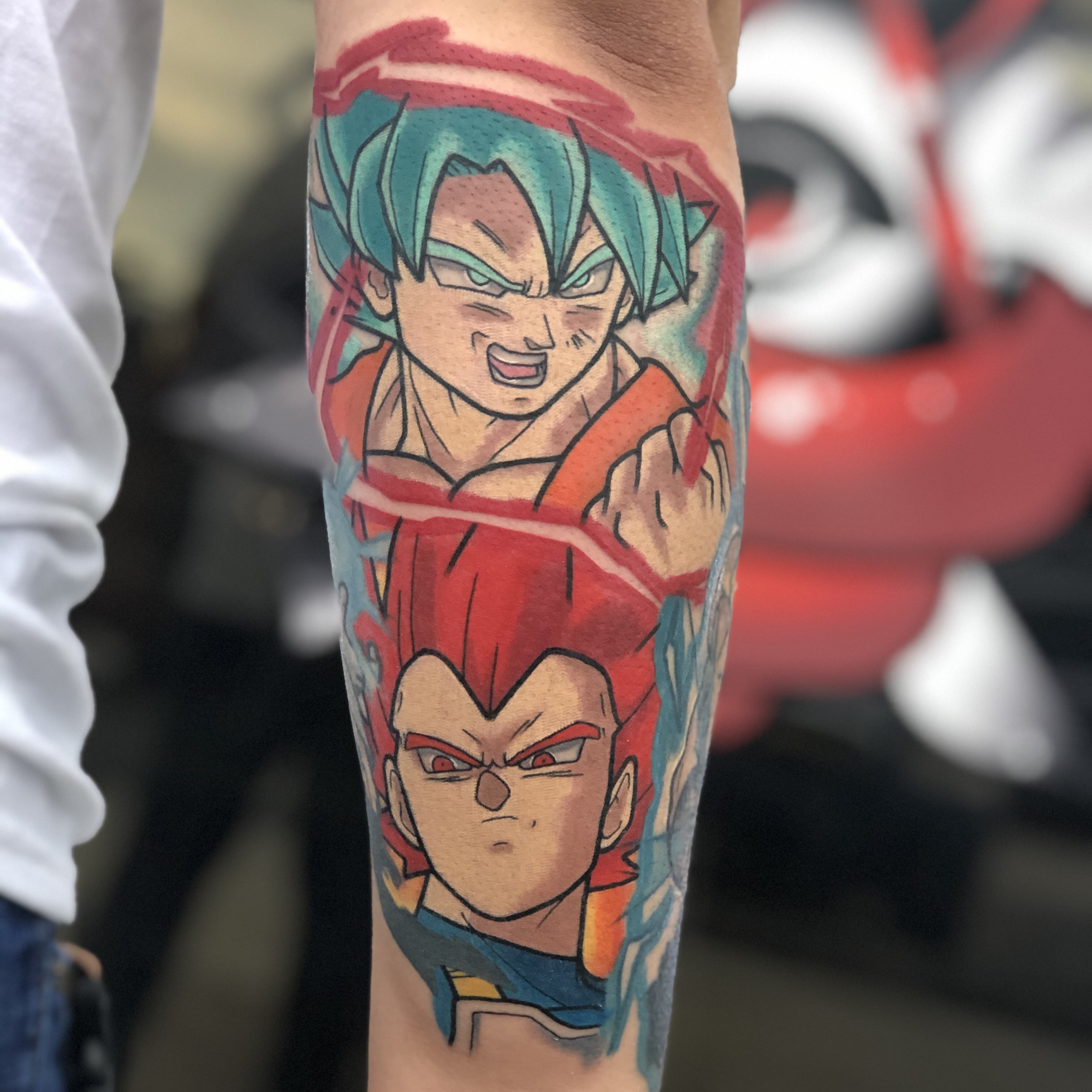 Guille Ryan Art  Tattoos on Twitter Goku amp Vegeta Tattoo hecho en  WhyNotTattooBCN AGENDA ABIERTA BARCELONA guilleryanarttattoogmailcom  dragonball dragonballspain boladedrac gokutattoo vegeta vegetatattoo  otakus animetattoos 