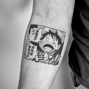 ONE PIECE tattoo anime manga