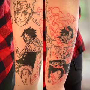 Desenho do luffy  One piece tattoos, Manga anime one piece, Cartoon tattoos