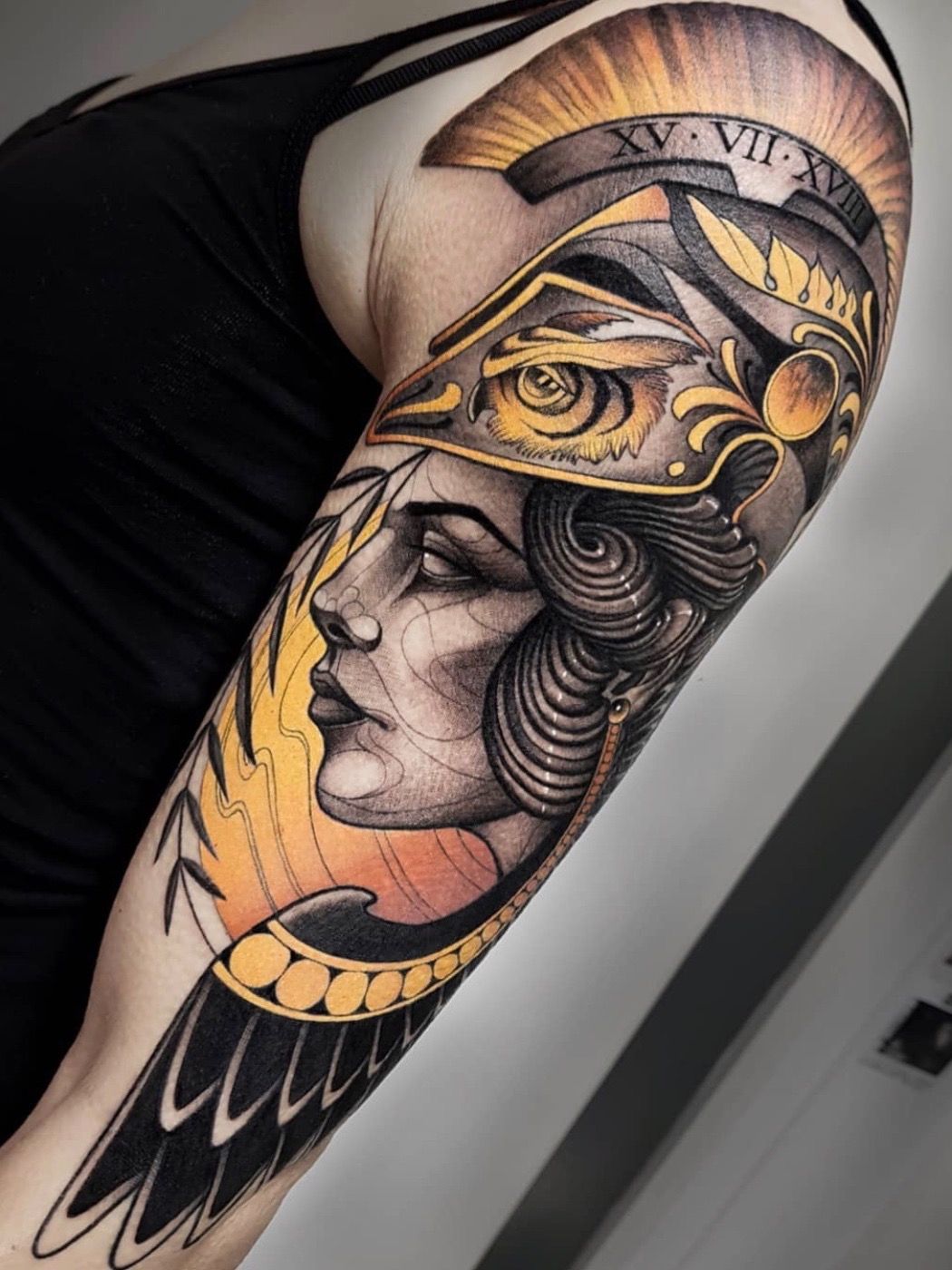 60 Athena Tattoo Designs for Men [2024 Inspiration Guide]