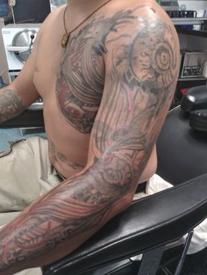 Mechanical sleeve in the process!