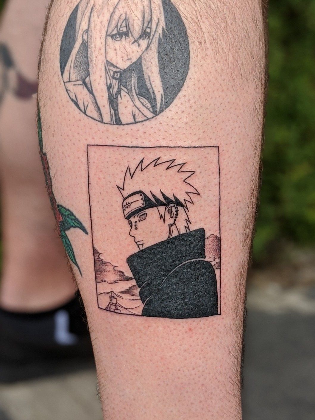 Pain Naruto Shippuden Tattoo done today! Thanks to Jerome for bringing me  this piece! message me @b_of_the_dead for any anime tattoos! #n... |  Instagram