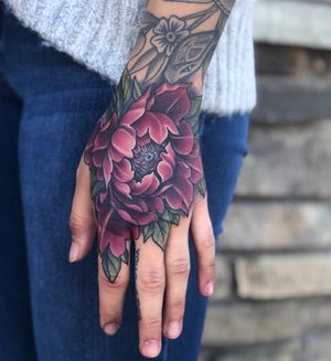 Hand peony we did yesterday morning!