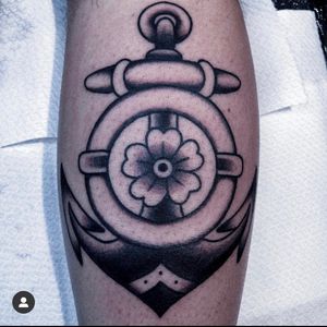 Anchor tattoo flash