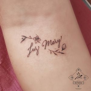 ¨Luz Mery" tiny tattoo #tinytattoo #fineline #blackwork