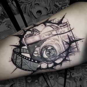 Camera tattoo
