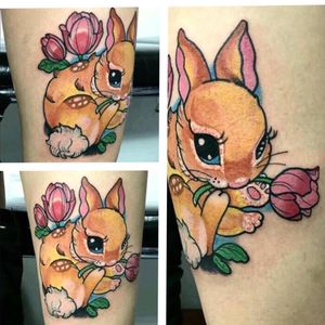 Cool rabbit.... For consultations and appointments send a message or an e-mail to andres1lv4tattoo@gmail.com