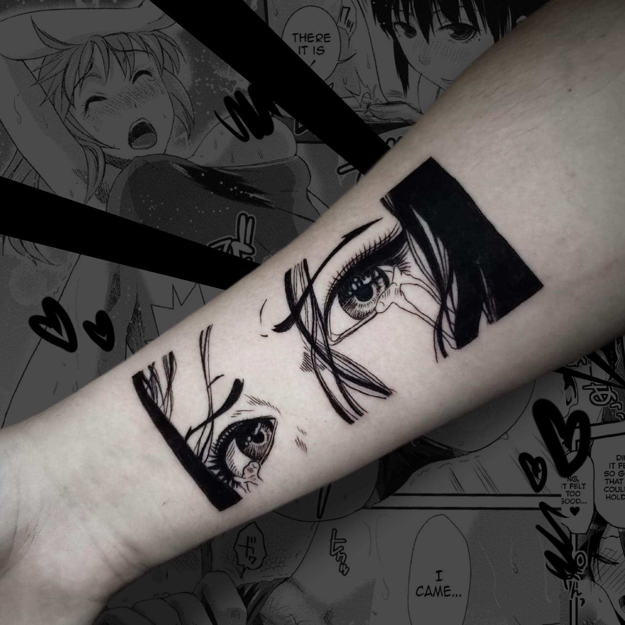 50 Adorable Anime Eyes Tattoos